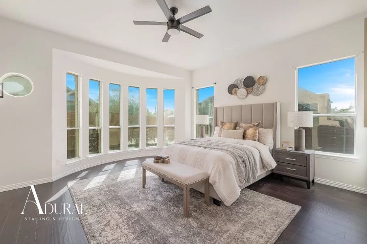 Staging key selling spaces like bedrooms is important when selling your home.