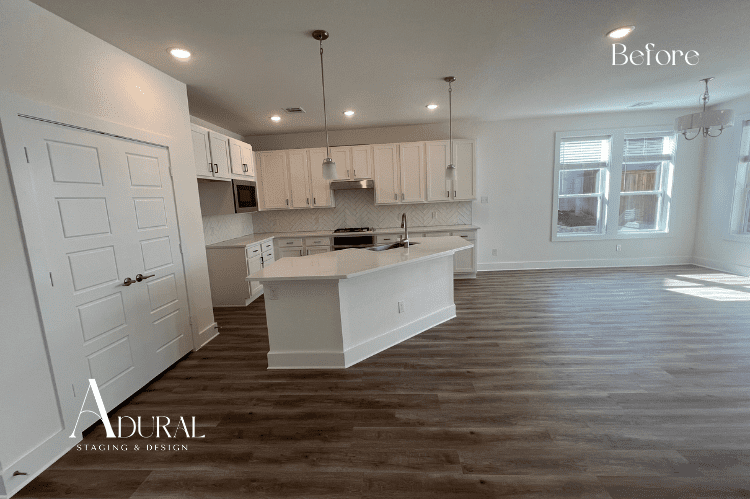 Unstaged vacant kitchen